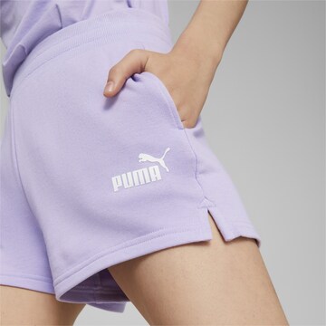 PUMA Regular Workout Pants 'ESS 4' in Purple