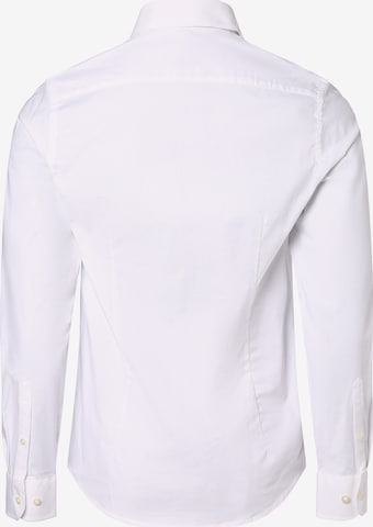 Nils Sundström Slim fit Button Up Shirt in White