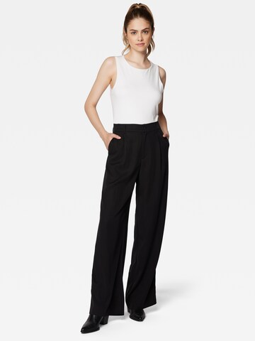 Mavi Wide Leg Hose in Schwarz