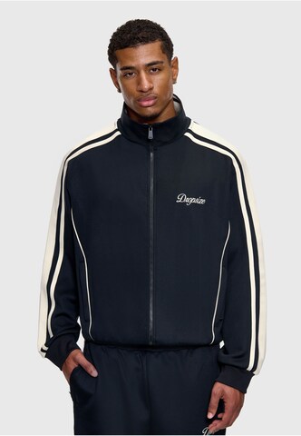 Dropsize Sweatjacke in Schwarz: Vorderseite