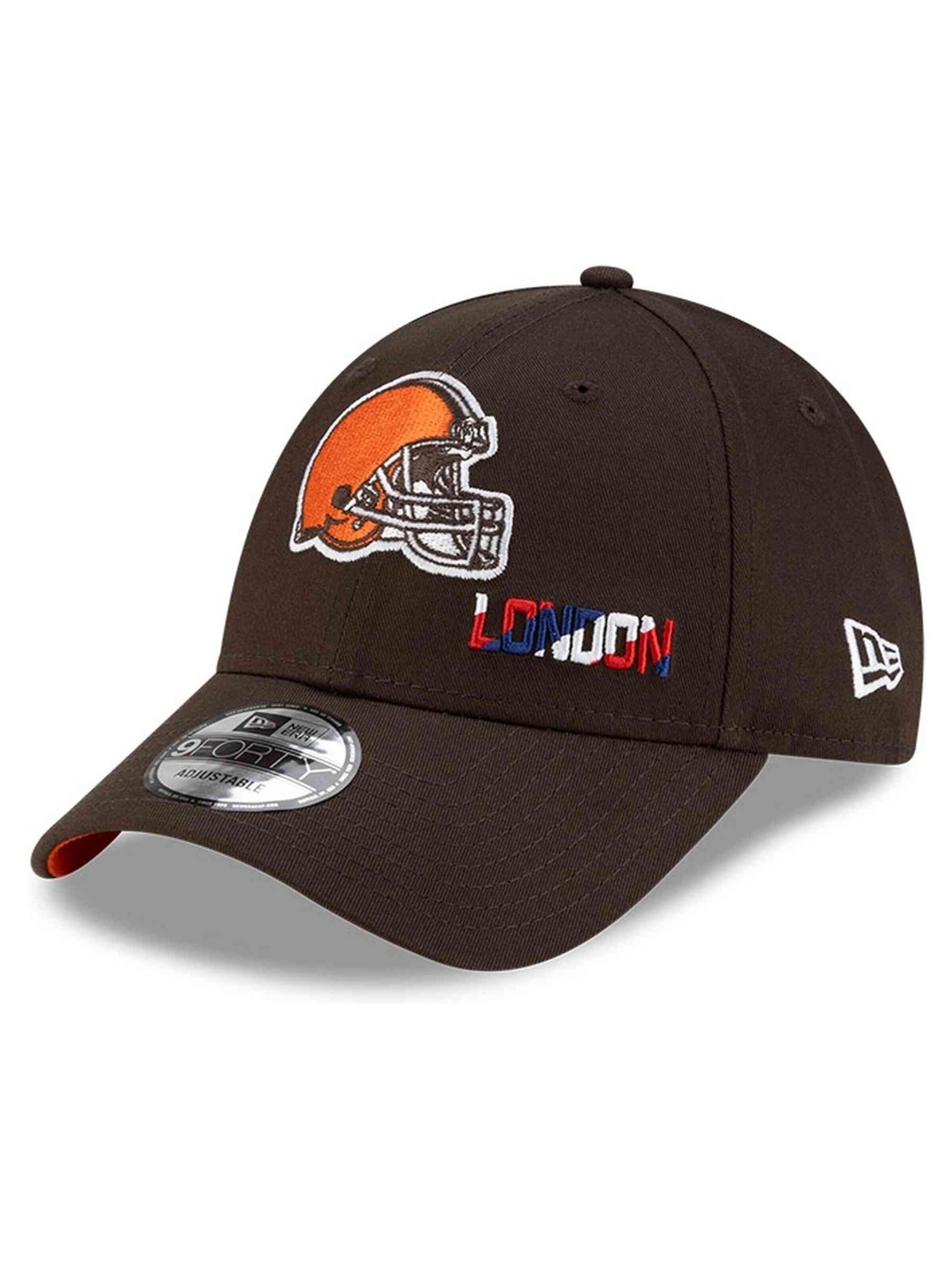 NEW ERA - Gorra 'Gorra new era marron browns nflisg25 london 9forty clebro' en marrón: frente
