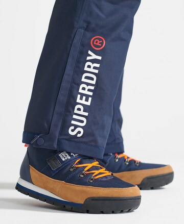 Superdry Snow Flared Outdoorhose 'Ultimate Rescue' in Blau