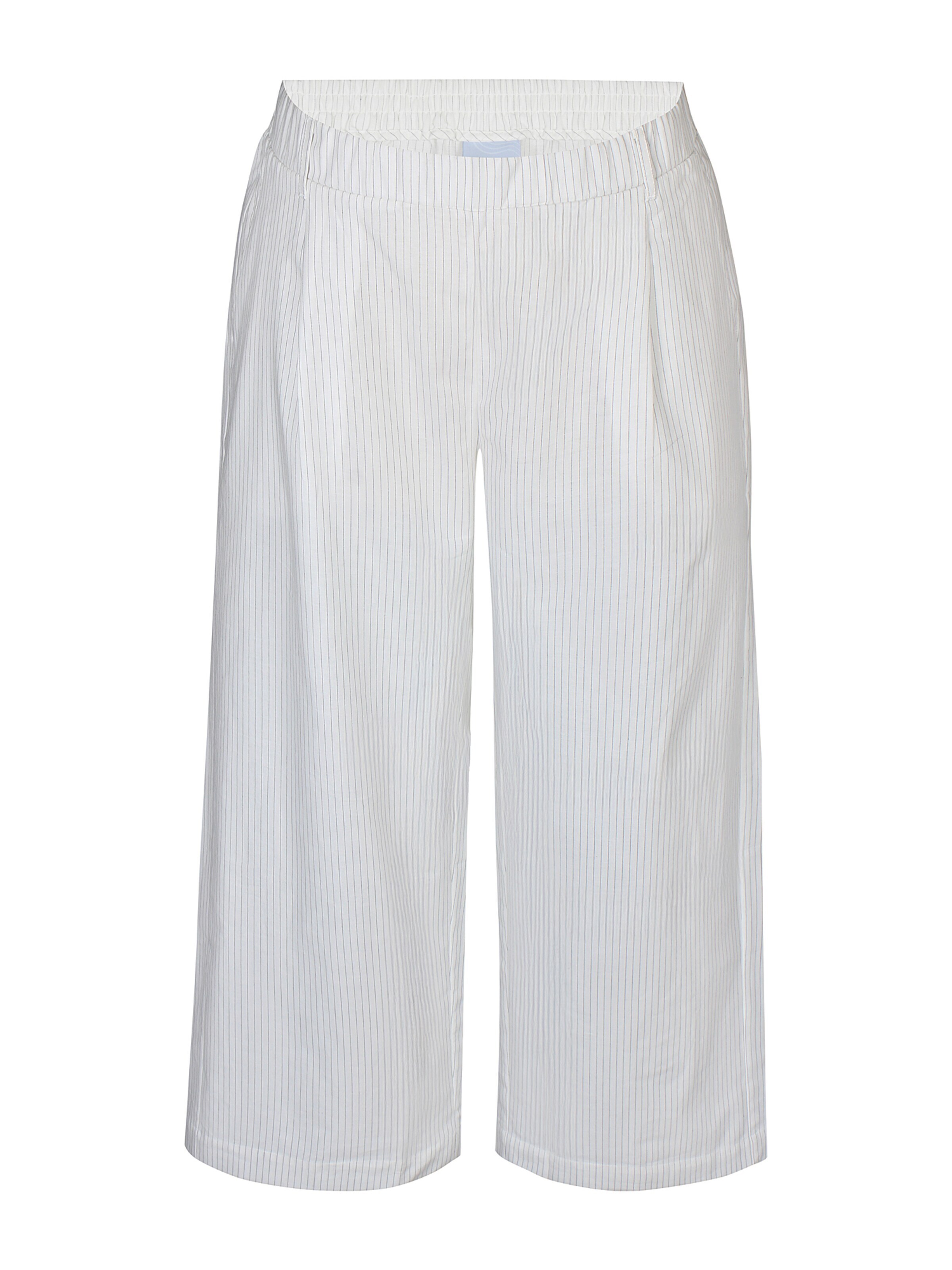 Zhenzi Wide Leg Hose 'Jeana 1388'‌‌‌‌ in Weiß: Vorderseite