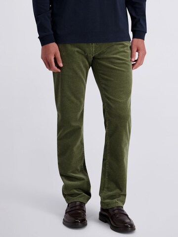 PIERRE CARDIN Regular Broek 'Laval' in Groen: voorkant