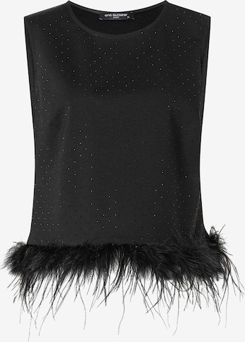 Ana Alcazar Top 'Abosea' in Schwarz: Vorderseite