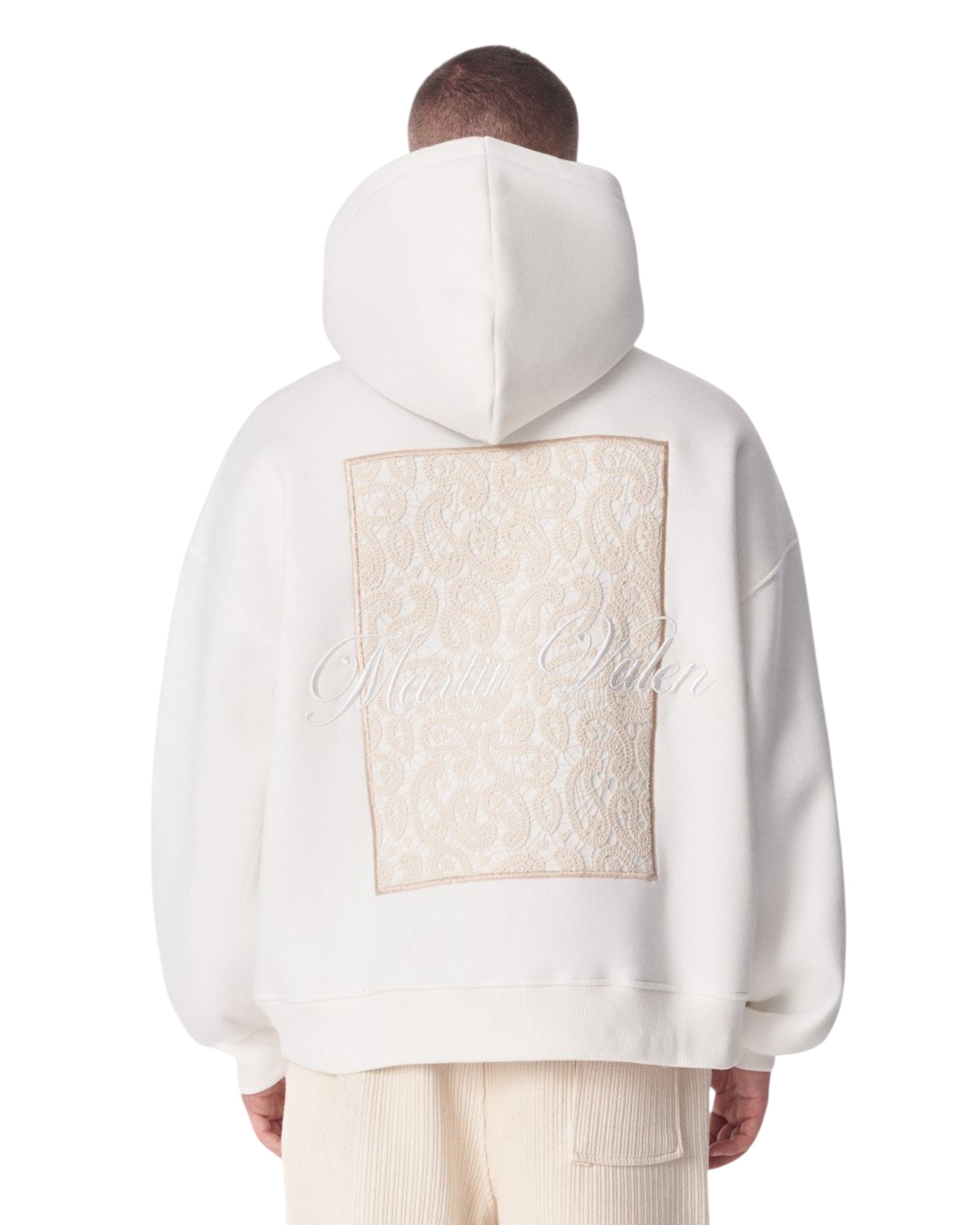 MARTIN VALEN Sweatshirt in Wit: voorkant