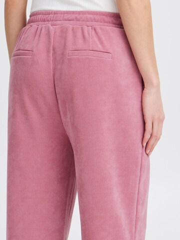 ICHI - regular Pantalón 'IHKATE CORDUROY PA' en rosa