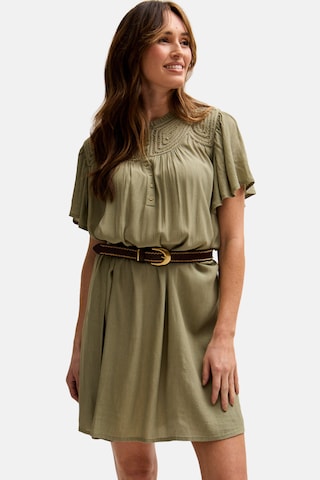 lily and lionel Kleid 'Roma' in Grün: Vorderseite