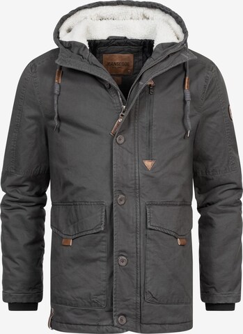 Veste d’hiver ' Crossing ' INDICODE JEANS en gris : devant