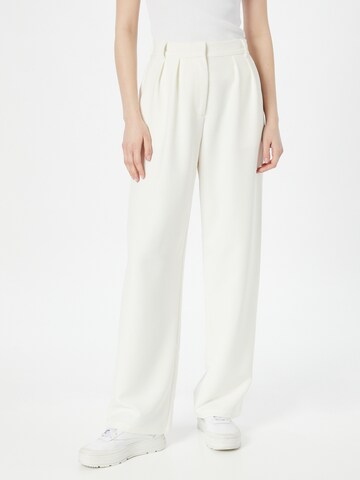 ABOUT YOU Limited Regular Trousers 'Ilka' in White