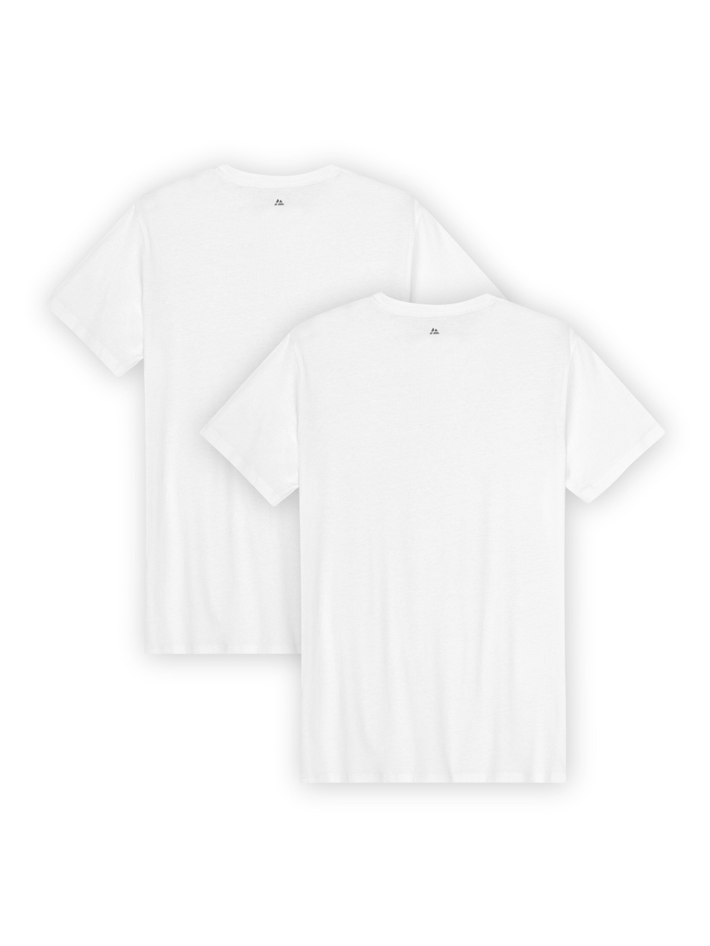 DANISH ENDURANCE Shirt 'Ease V-Neck' in Wit