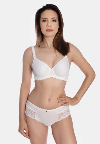 Invisible Soutien-gorge 'Indian summer' sassa en blanc