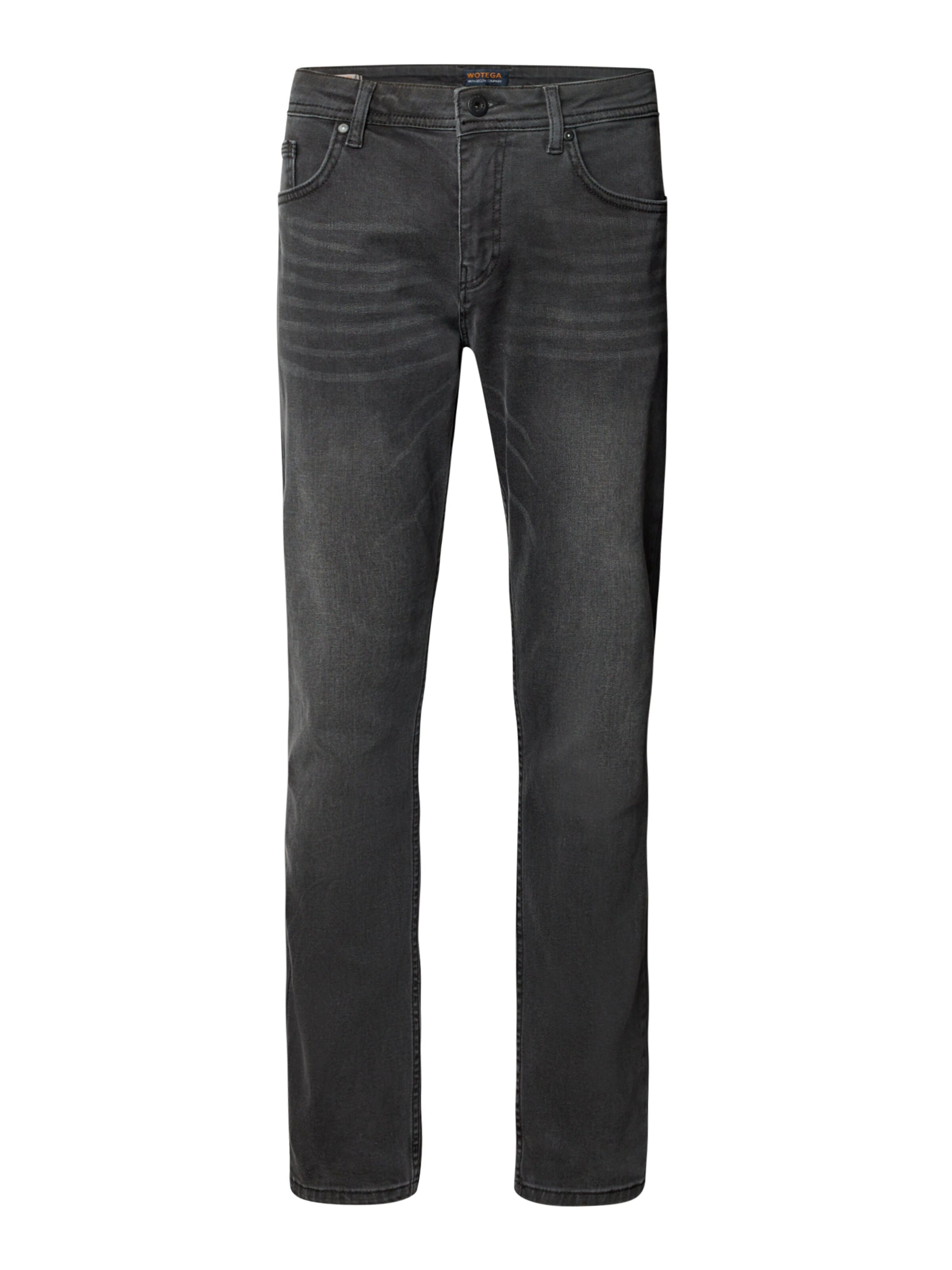 WOTEGA Slimfit Jeans 'Justin'‌‌‌ in Grau: Vorderseite
