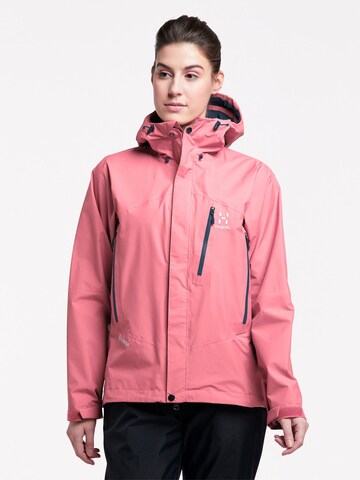 Haglöfs Outdoor Jacket 'Astral GTX' in Pink: front