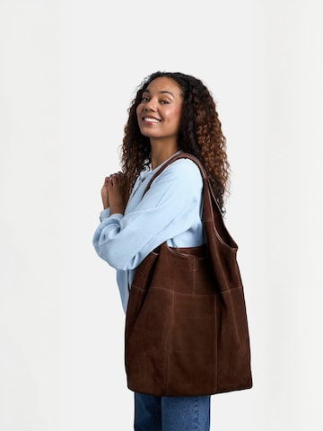 RE:DESIGNED Shopper ' Lyra ' in Grey: front
