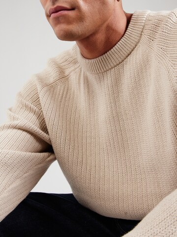 JACK & JONES Trui 'JORACE' in Beige