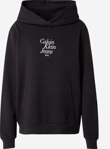 Calvin Klein Jeans Mikina - Čierna: predná strana