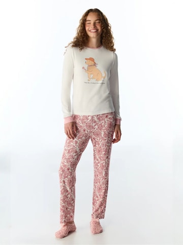 Camicia da notte 'Lounge-Oberteile' di Penti in bianco: frontale