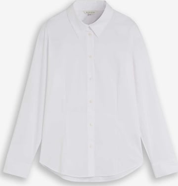 Chemisier TOM TAILOR en blanc : devant