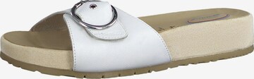 TAMARIS Mules in White: front