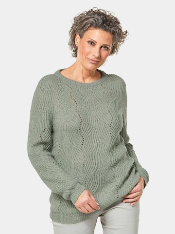 Goldner Pullover in Grün: predná strana