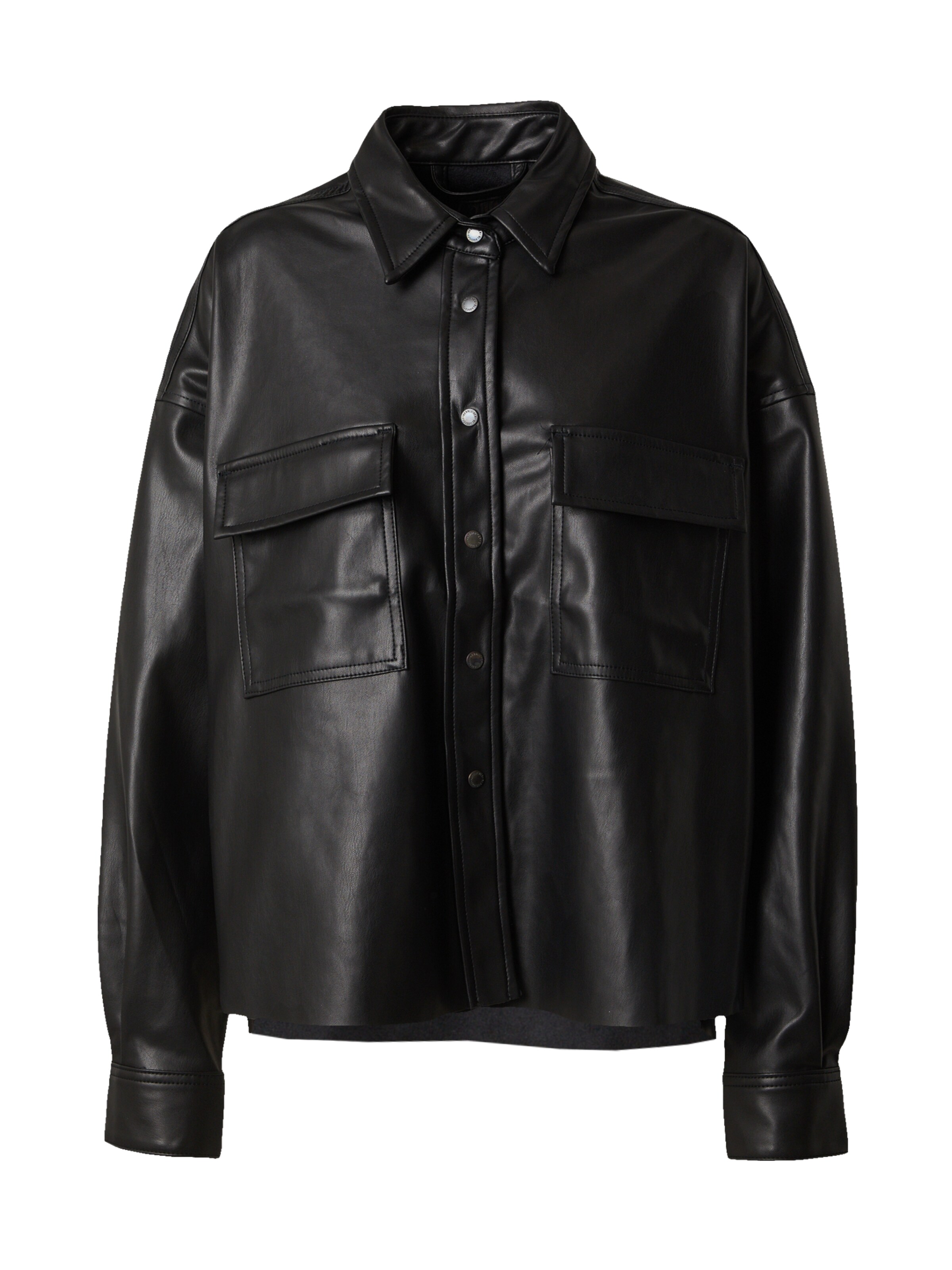 Herrlicher Blouse in Zwart: voorkant