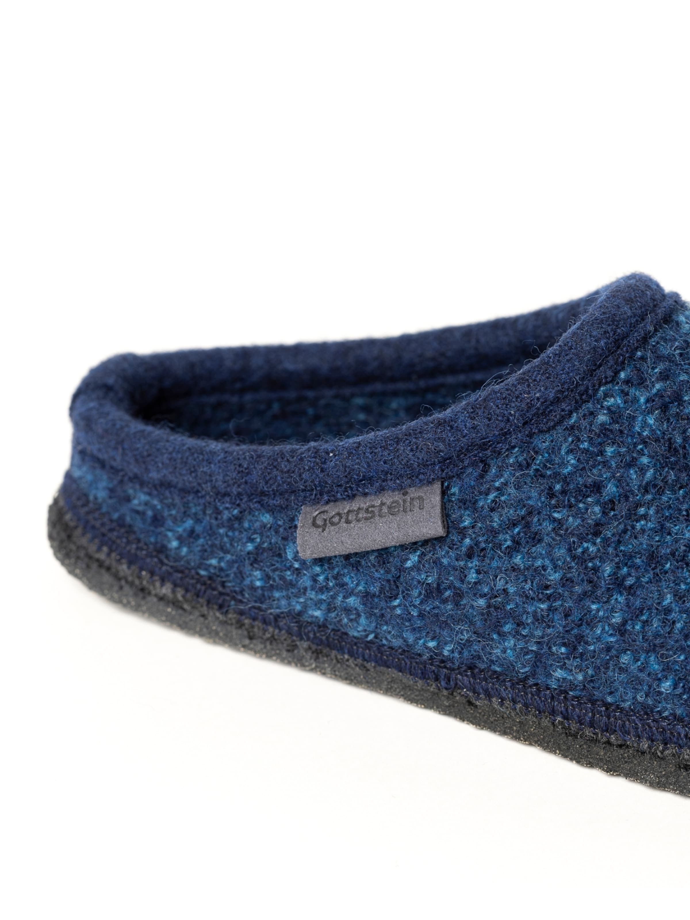 Gottstein Hausschuh 'Walkpantoffel Wool Venture Low'‌‌‌ in Blau