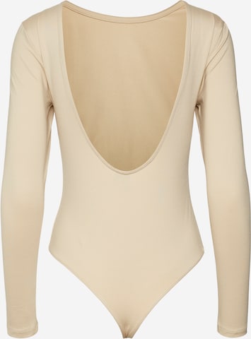 VERO MODA Košeľové body - Béžová