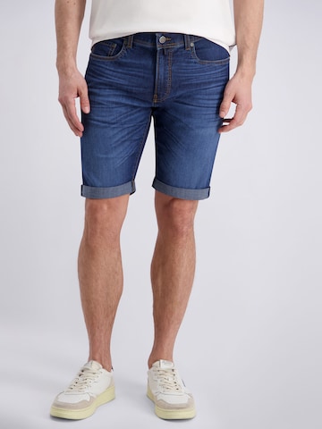 Effilé Jean 'Lyon' PIERRE CARDIN en bleu : devant