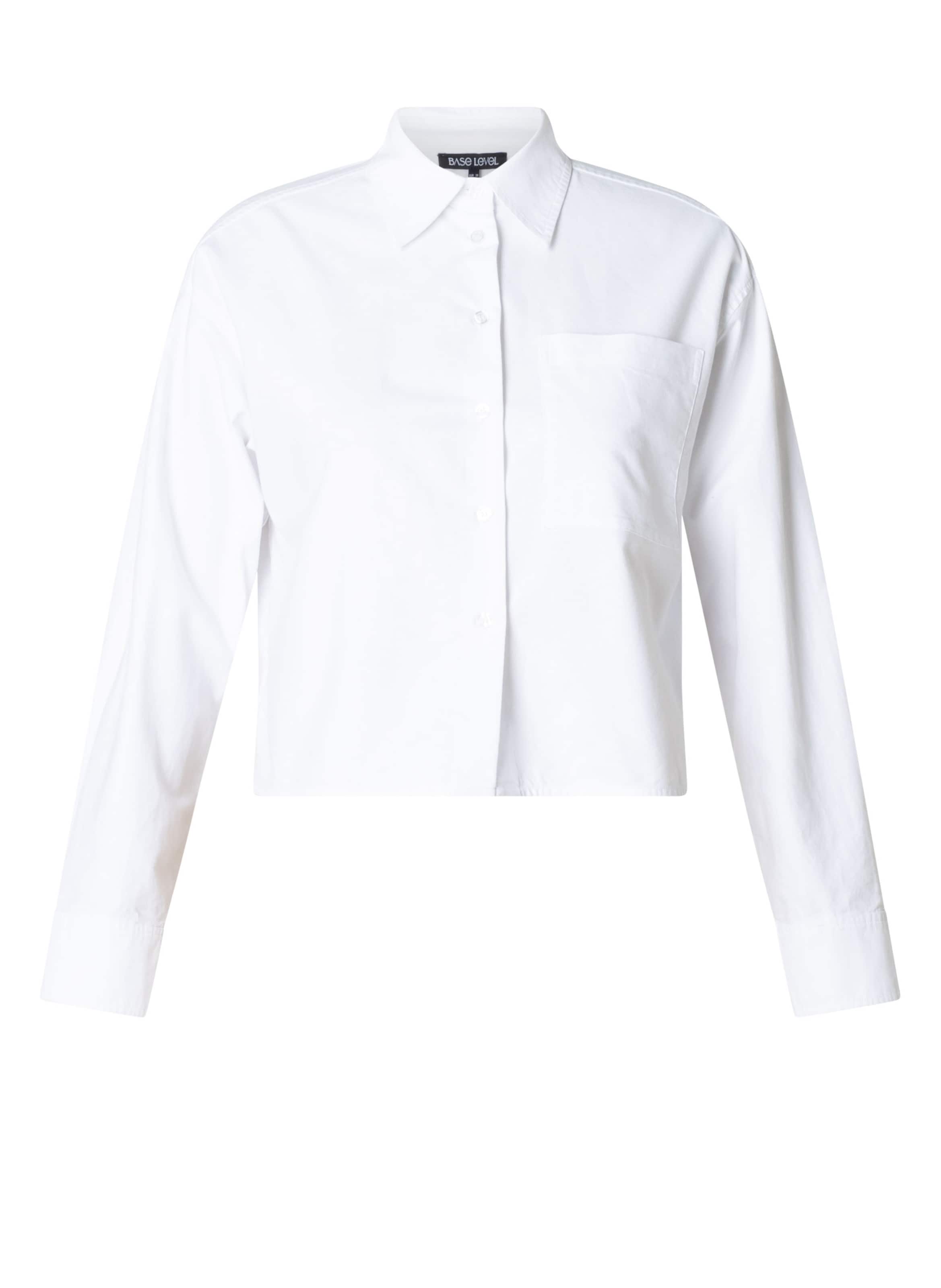 BASE LEVEL CURVY Blouse in White: front