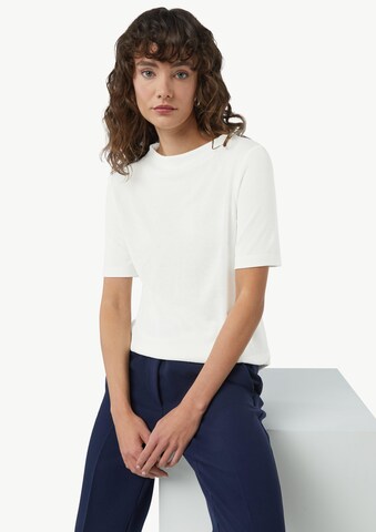 Maglietta di comma casual identity in bianco