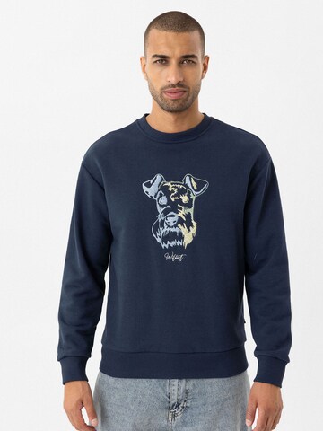 Williot Sweatshirt in Blau: Vorderseite