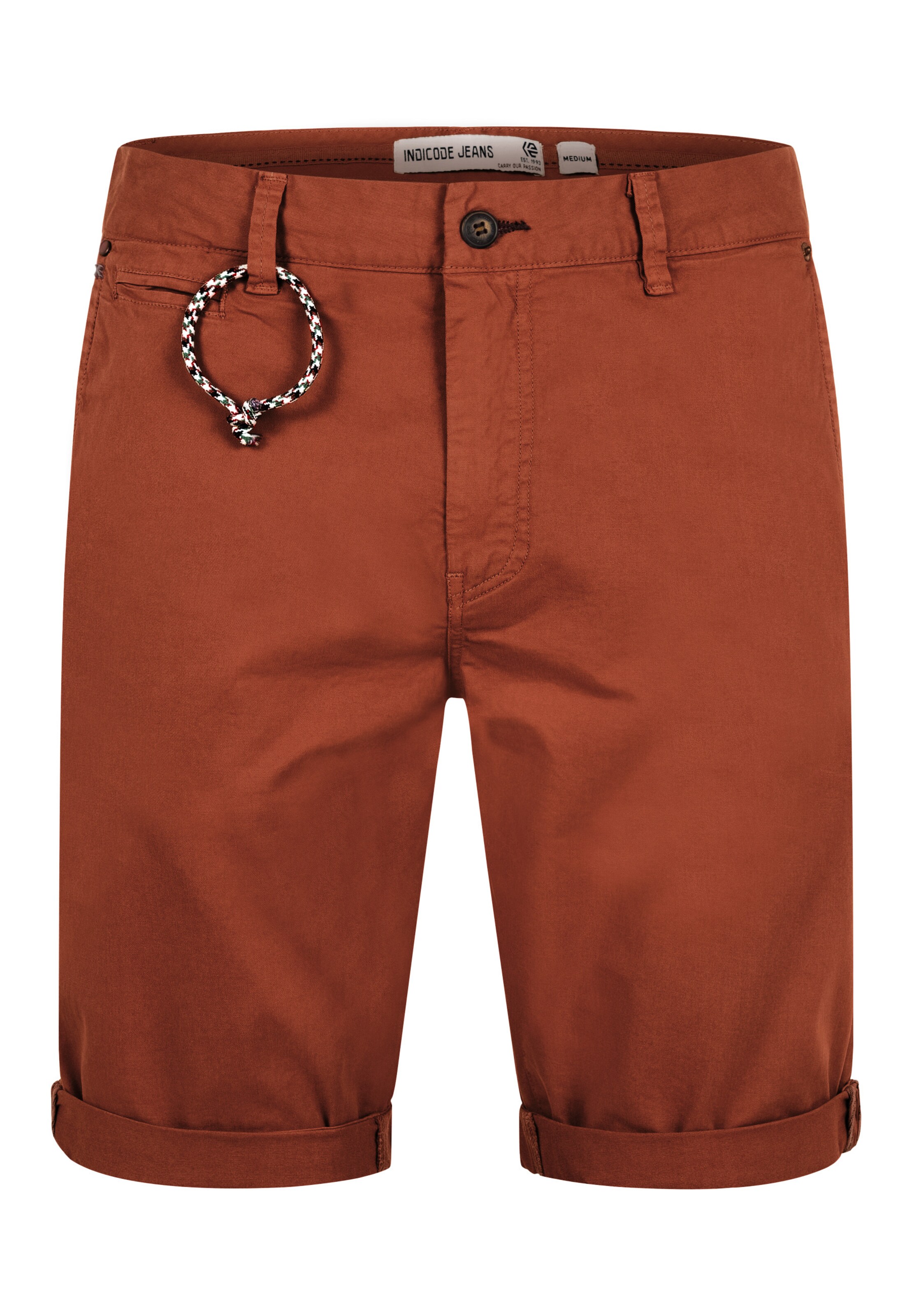 INDICODE JEANS Chino 'Canvo' in Rood: voorkant