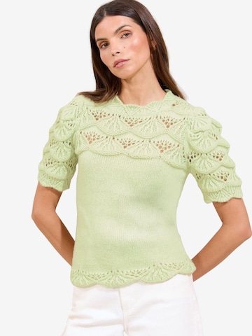 Lipsy Sweater in Green: front