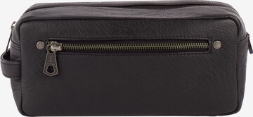 DreiMaster Vintage Toiletry Bag in Black: front