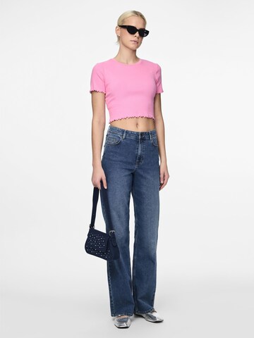 T-shirt 'PCMaddy' PIECES en rose