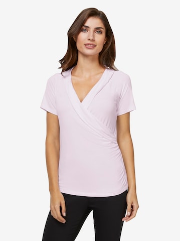 T-shirt Ashley Brooke by heine en violet : devant