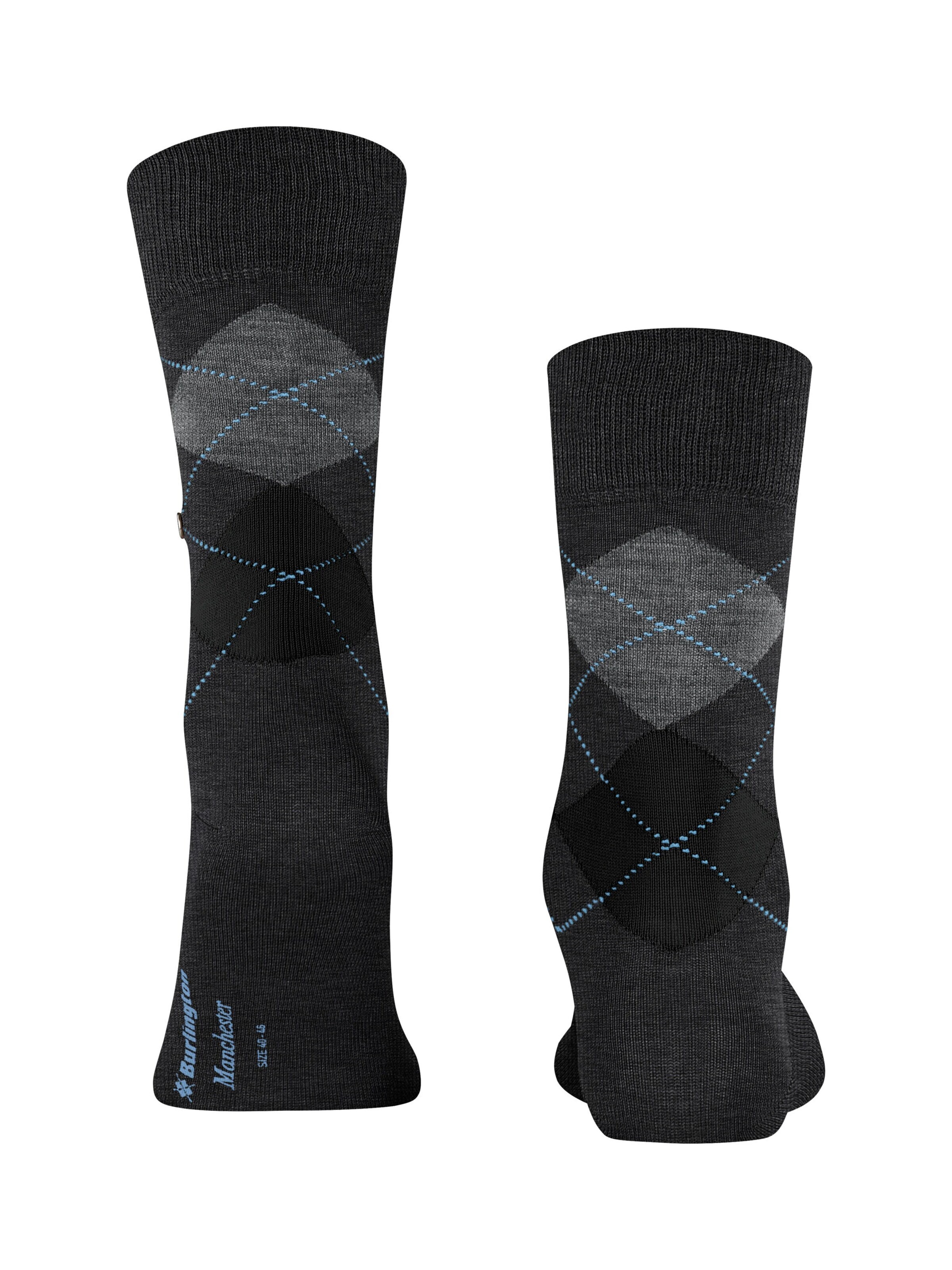 BURLINGTON Socks 'Manchester' in Grey