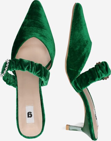 Gina Tricot - Zapatos abiertos 'Melia' en verde