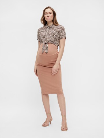 MAMALICIOUS Blouse 'Marilyn' in Brown