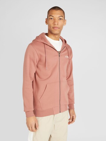 BILLABONG Sweat jacket 'ARCH' in Pink: front