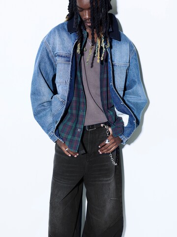 Pull&Bear Vrečasti Kavbojke | črna barva