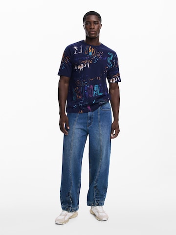 T-Shirt Desigual en bleu