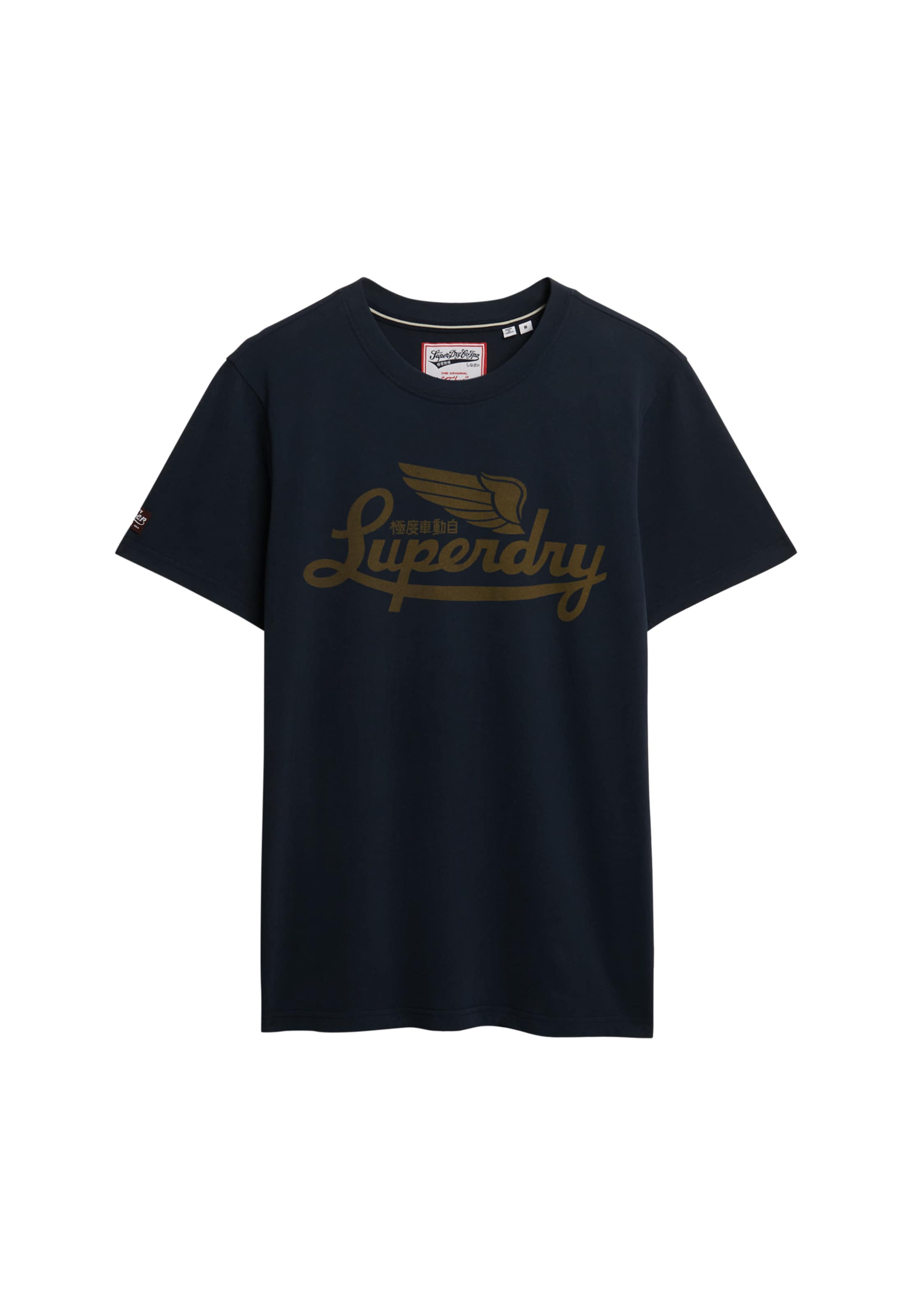 Superdry & Co Shirt 'Heritage' in Blauw: voorkant