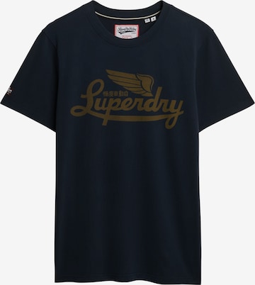 Superdry & Co Shirt 'Heritage' in Blauw: voorkant