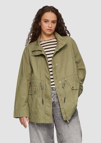 Parka mi-saison QS en vert : devant