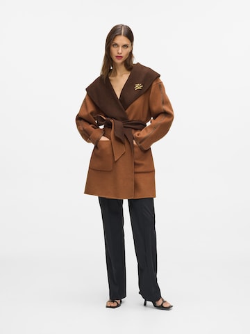 Karl Lagerfeld Płaszcz przejściowy w kolorze brązowy: przód