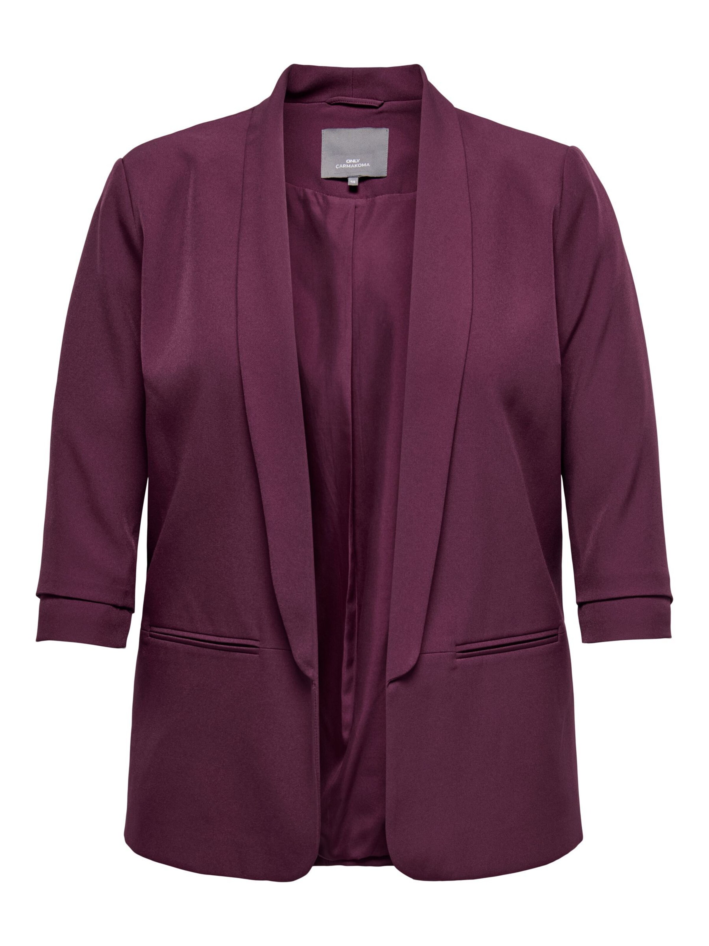 Blazer 'Elly' di ONLY Carmakoma in rosso: frontale