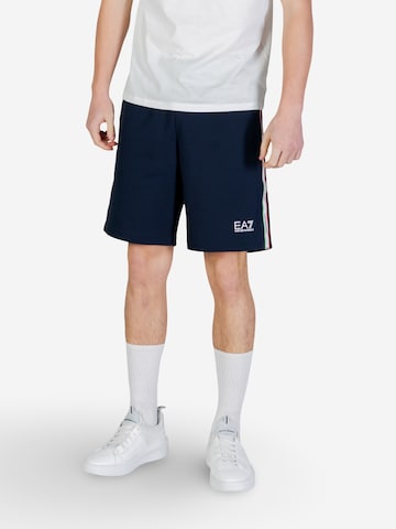 EA7 Emporio Armani Boxershorts i blå: framsida