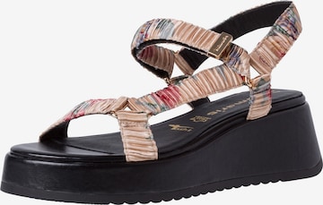 TAMARIS Sandalen met riem in Beige: voorkant